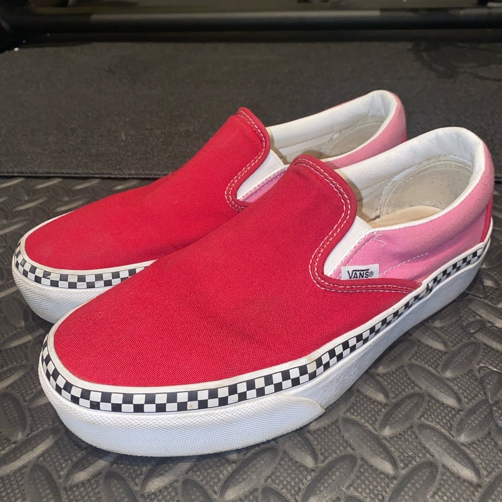 Vans Platform color block checkered
